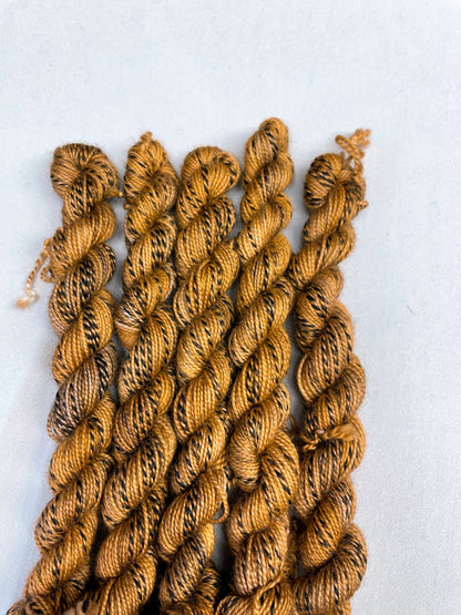 20g Sock Zebra Caramel Mini Skein