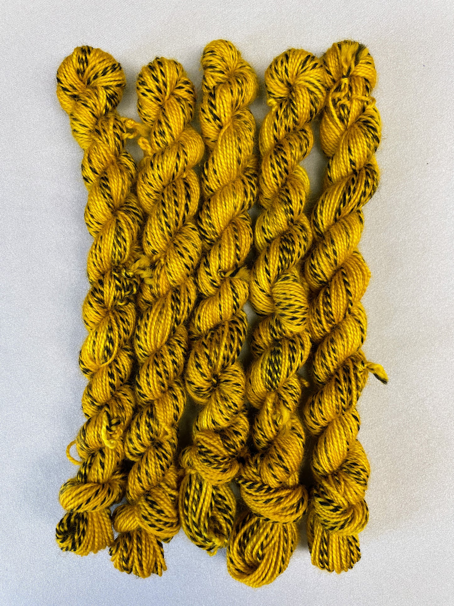 20g Sock Zebra Mustard Mini Skein