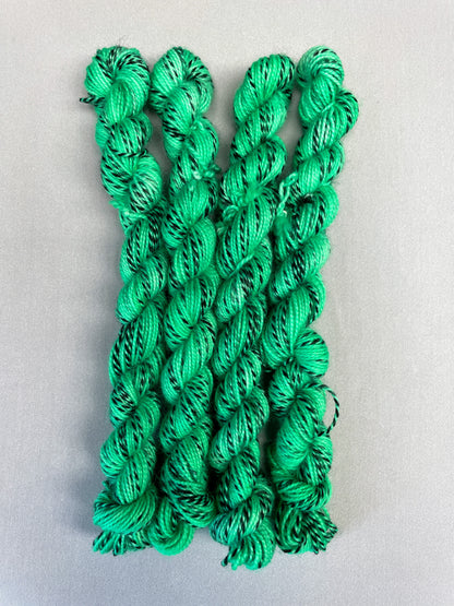 20g Sock Zebra Peppermint Mini Skein