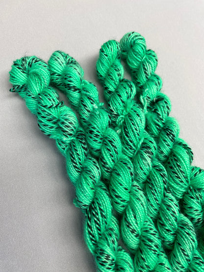 20g Sock Zebra Peppermint Mini Skein