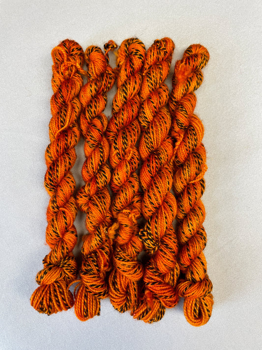 20g Sock Zebra Saffron Mini Skein