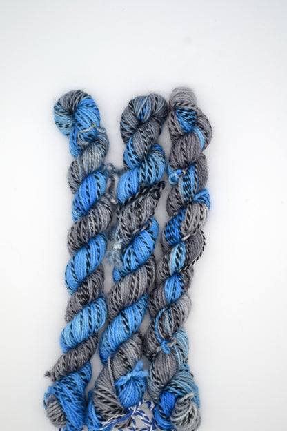 20g Sock Zebra Storm Clouds Mini Skein