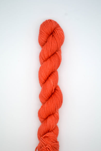 50g DK Tangerine Hand-dyed Yarn