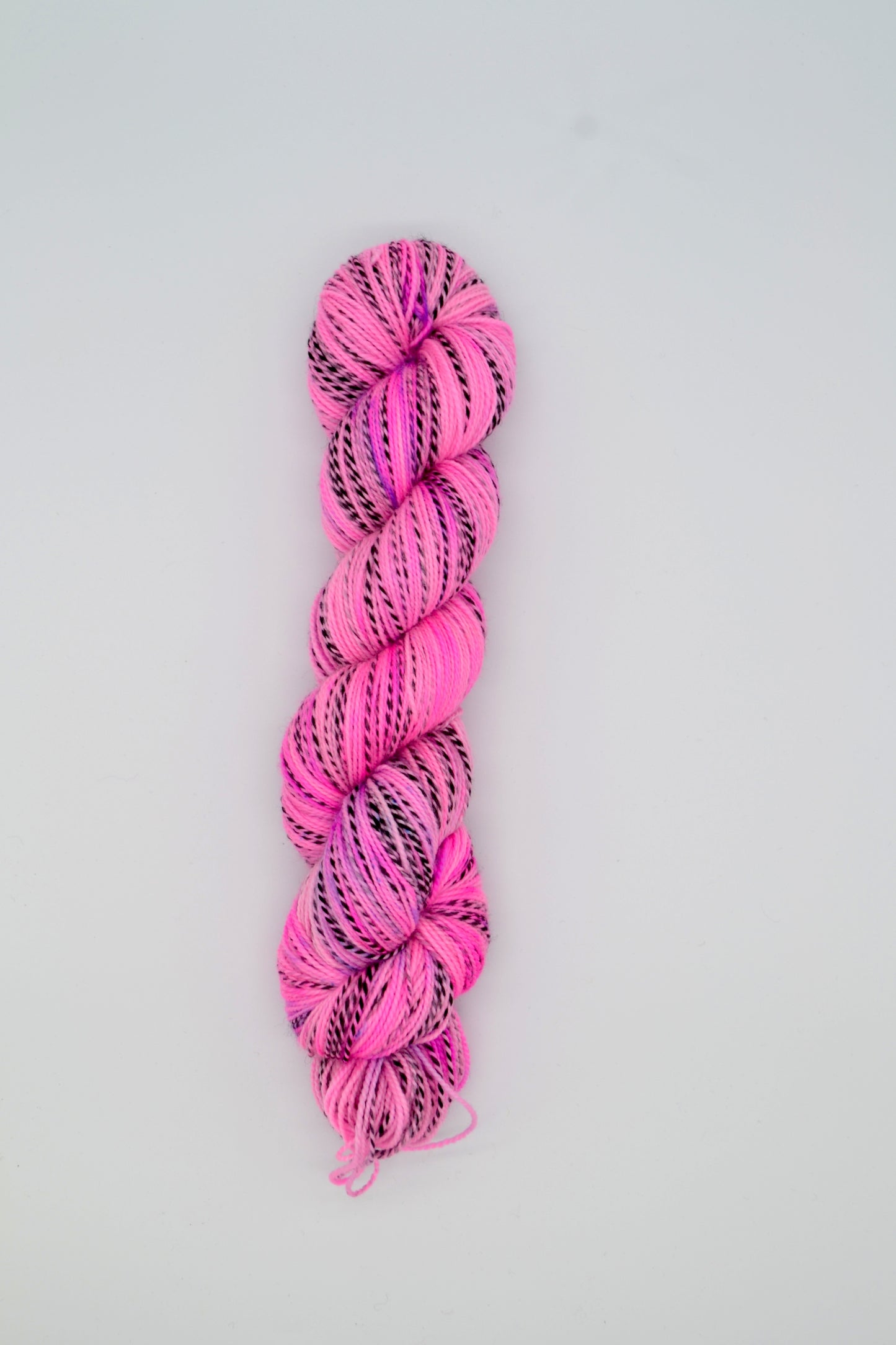 100g Sock Zebra Flamingo Hand-dyed Yarn