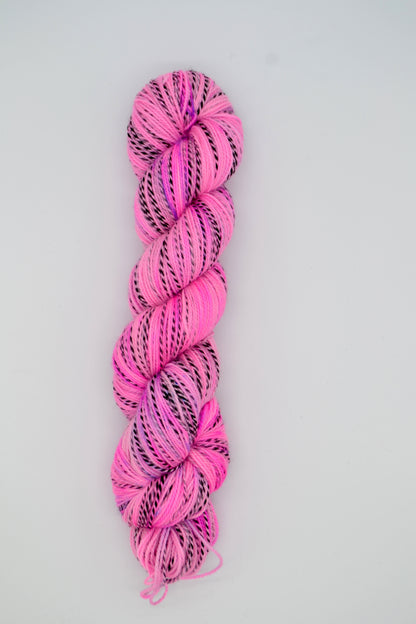 100g Sock Zebra Flamingo Hand-dyed Yarn