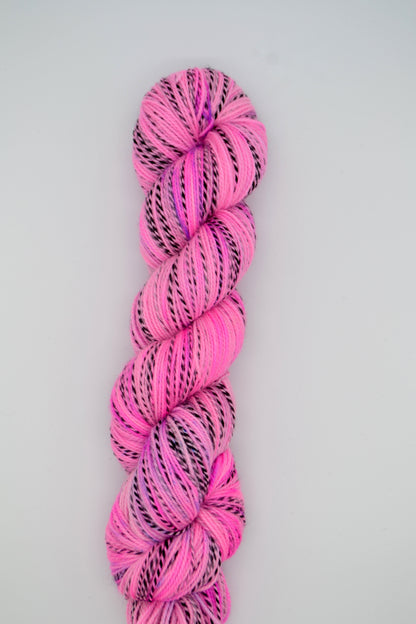 100g Sock Zebra Flamingo Hand-dyed Yarn
