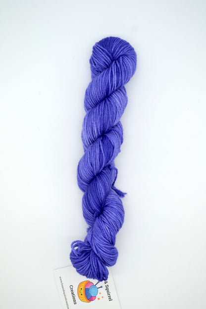 50g DK Violet Hand-dyed Yarn