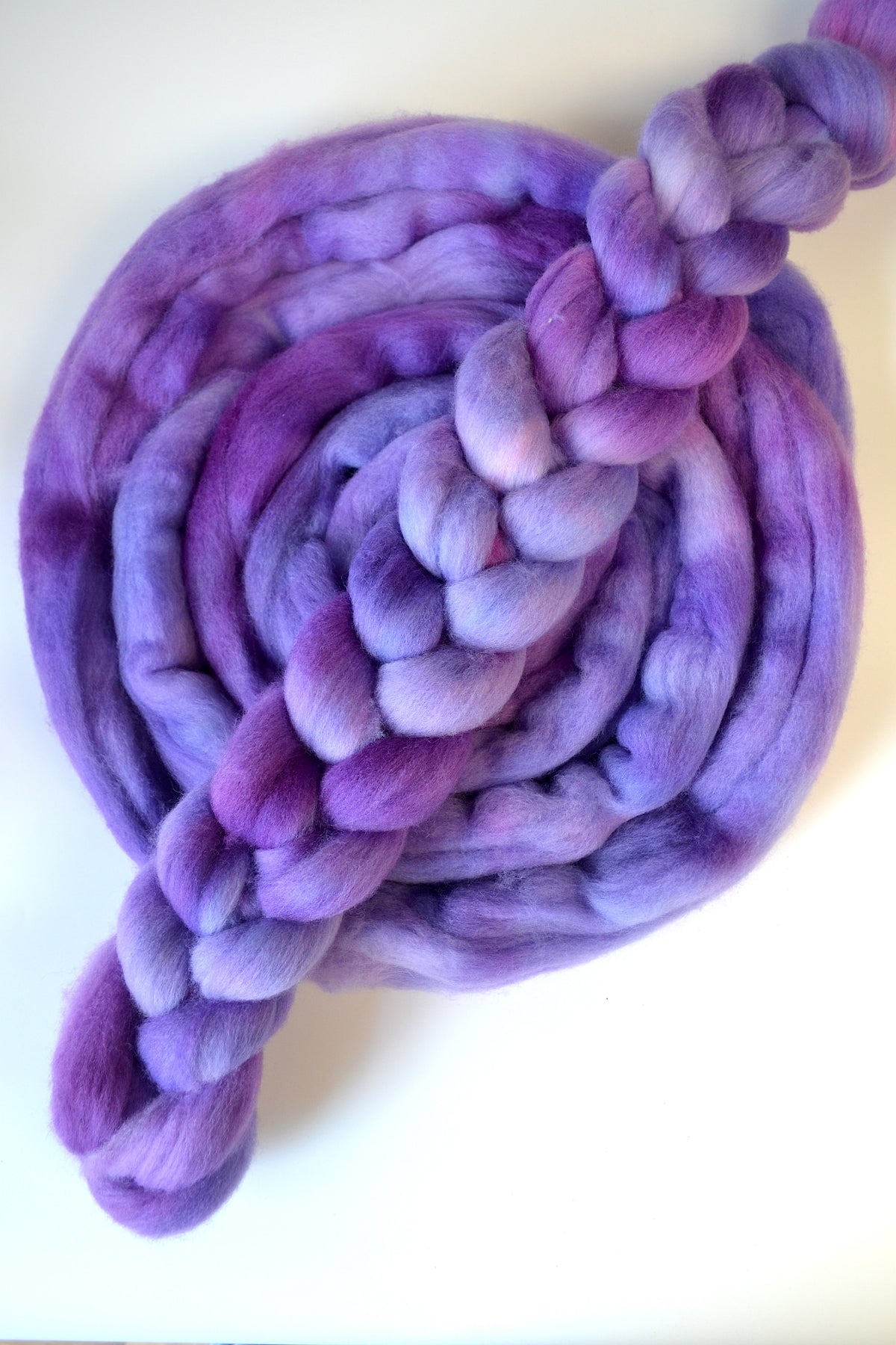 Polwarth - Orchid 100g Hand-dyed Fibre