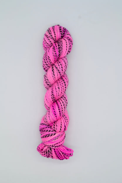 100g DK Zebra Flamingo Hand-dyed Yarn