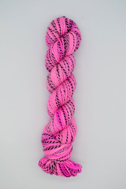 100g DK Zebra Flamingo Hand-dyed Yarn