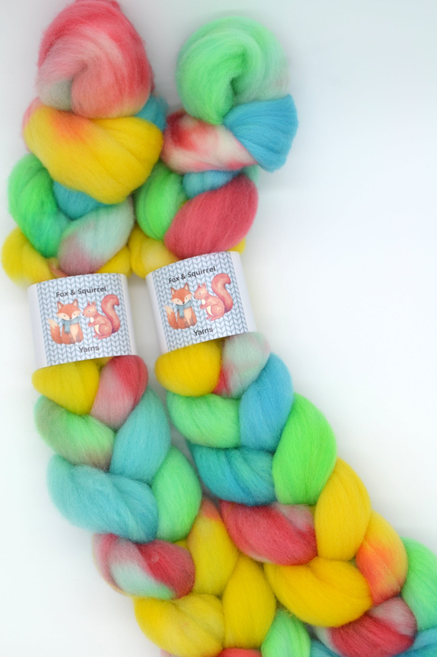 Cormo - Colour Wheel 100g Hand-dyed Fibre