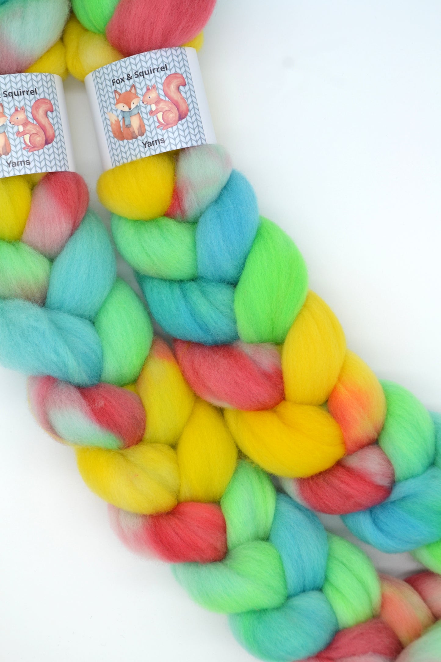 Cormo - Colour Wheel 100g Hand-dyed Fibre