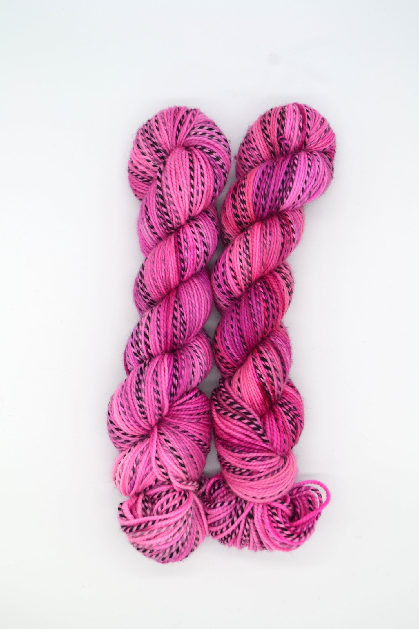 100g DK Zebra Pink Orchid Hand-dyed Yarn