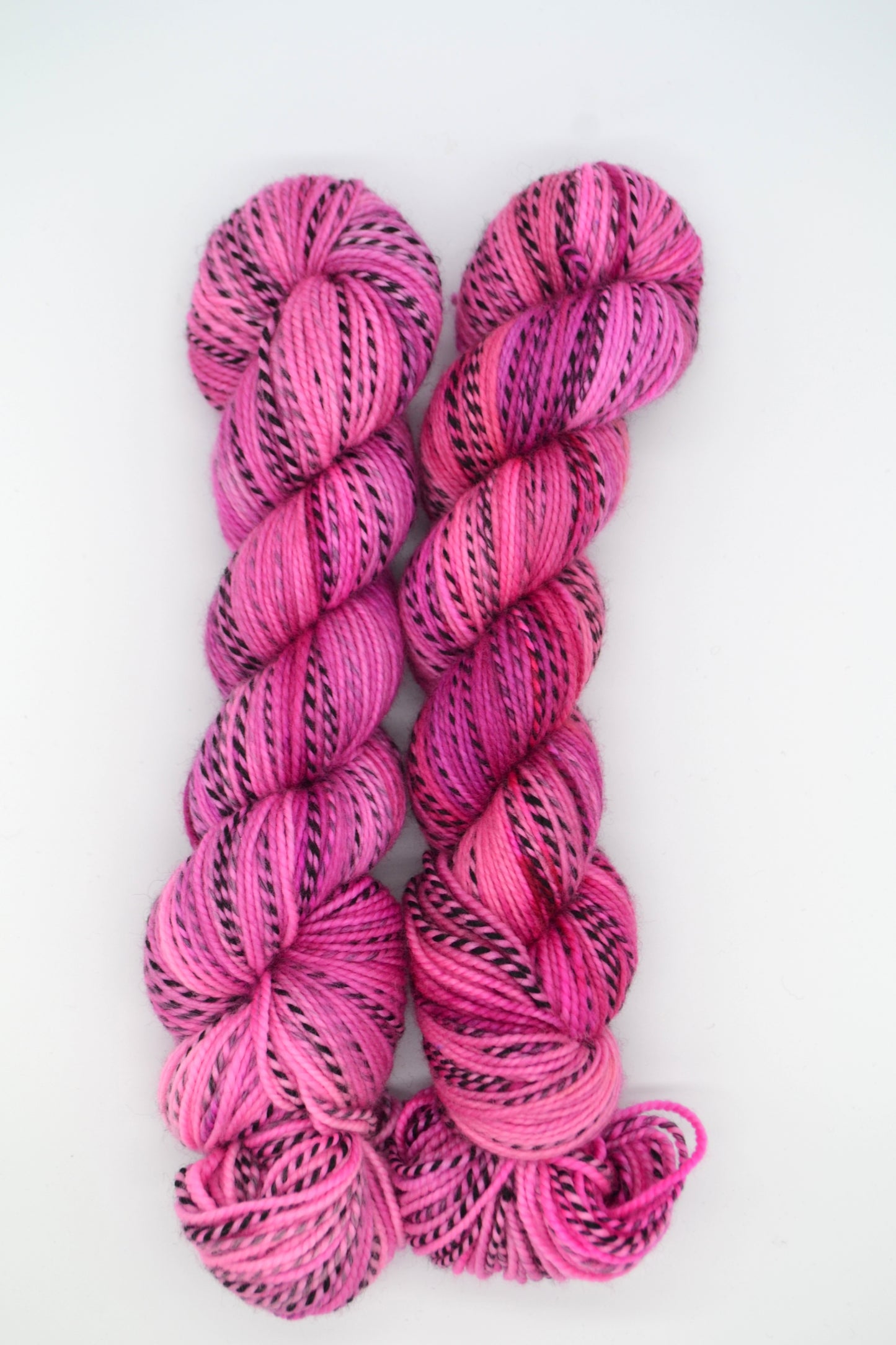 100g DK Zebra Pink Orchid Hand-dyed Yarn