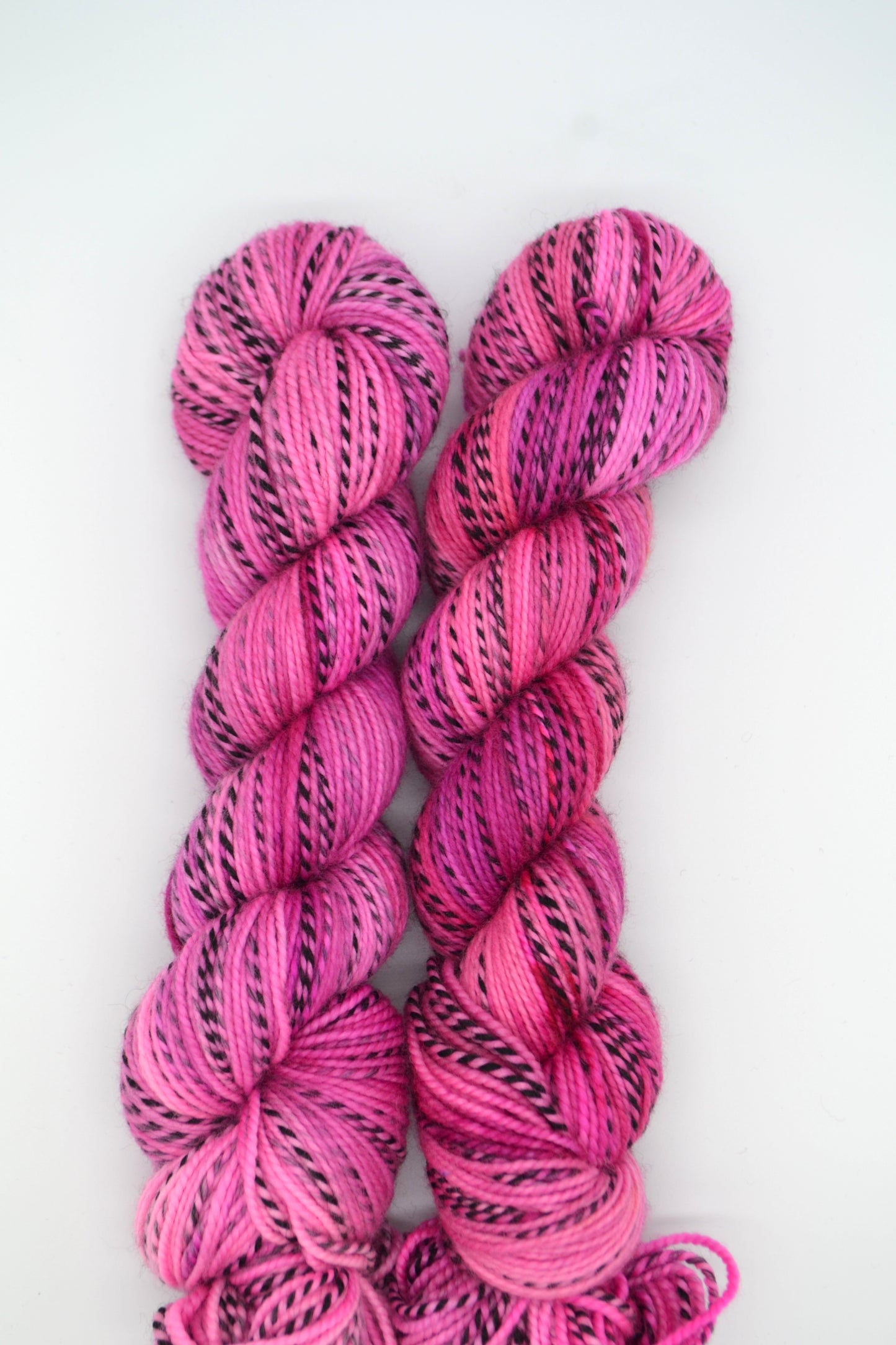 100g DK Zebra Pink Orchid Hand-dyed Yarn