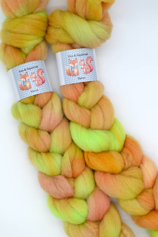 BFL - Harvest Festival 100g Hand-dyed Fibre