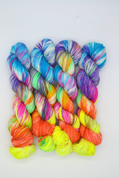 100g DK 60's Festival Hand-dyed Yarn