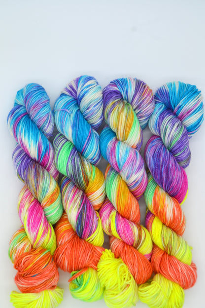 100g DK 60's Festival Hand-dyed Yarn