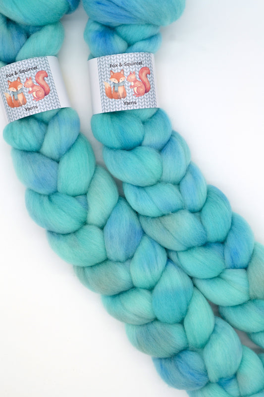 Merino - Icicles 100g Hand-dyed Fibre