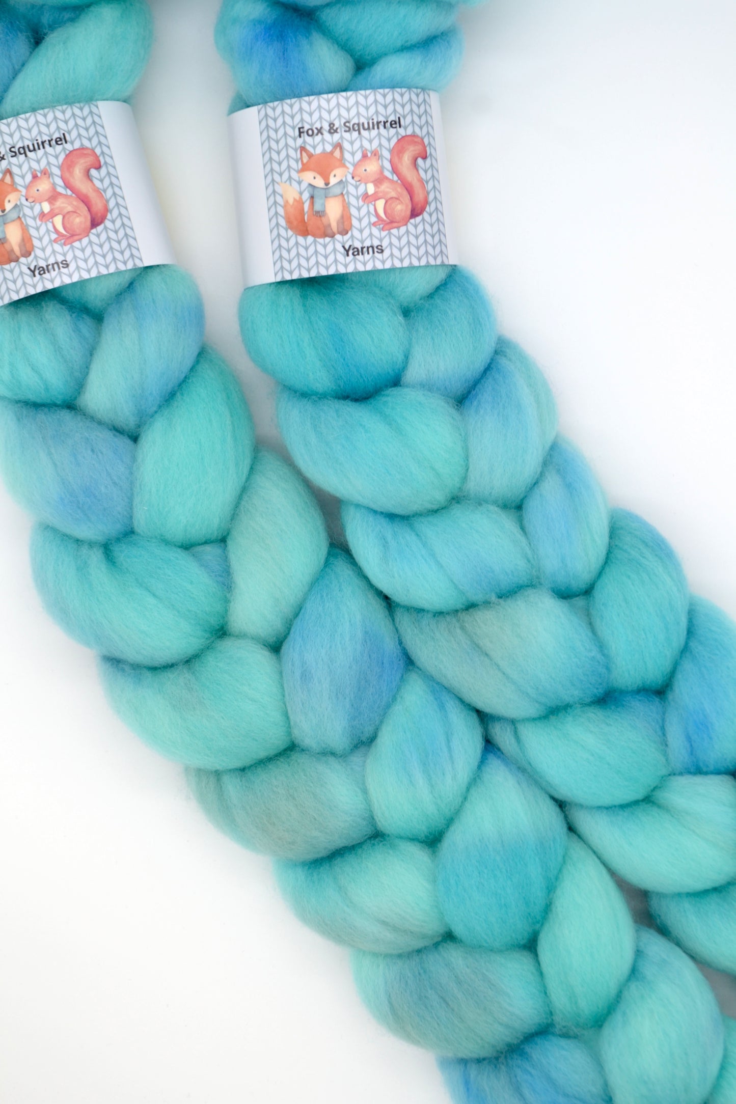 Merino - Icicles 100g Hand-dyed Fibre
