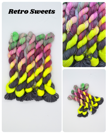 20g Sock Retro Sweets Mini Skein