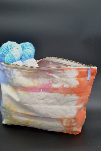 Electric Tie Dye Project Pouch