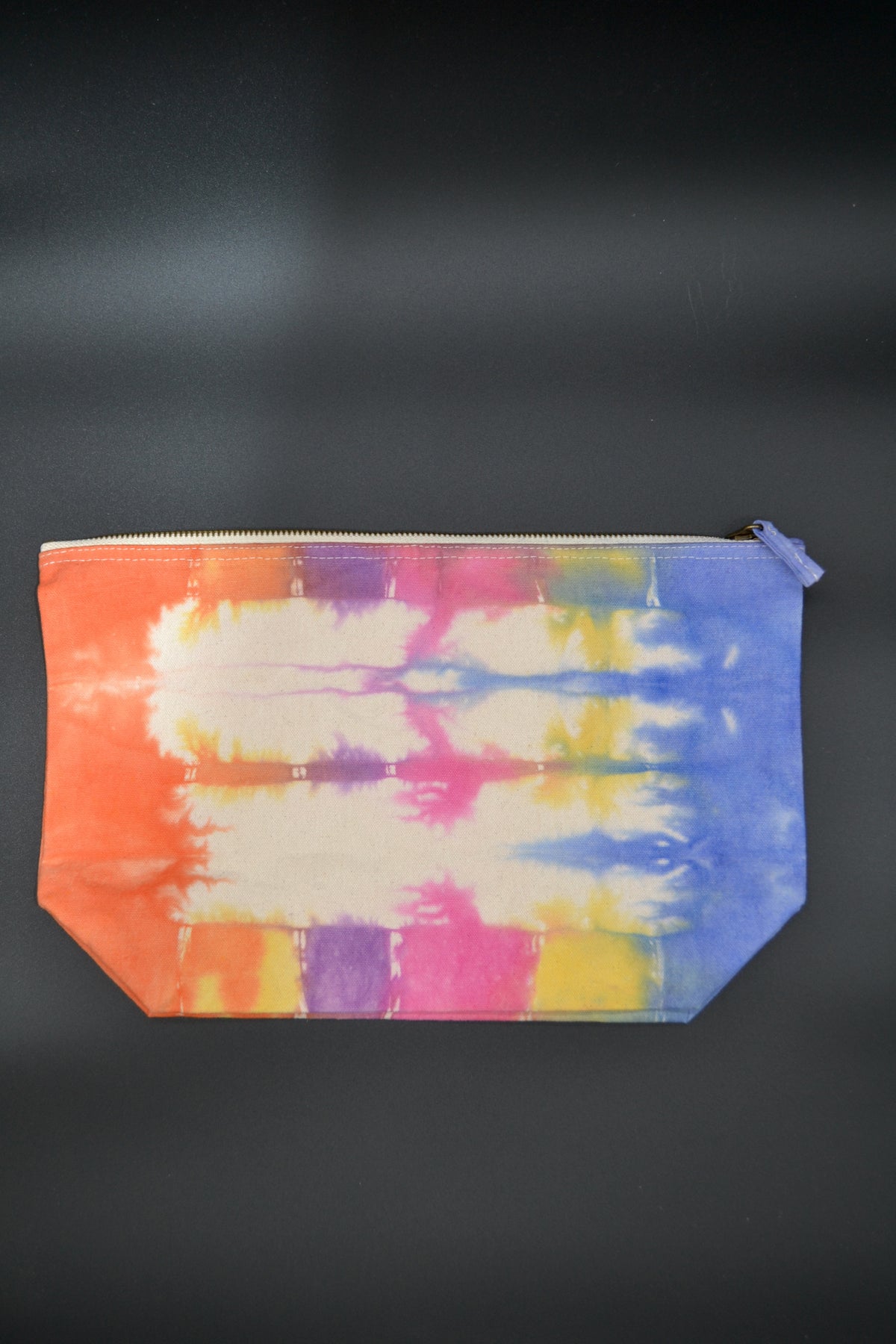 Electric Tie Dye Project Pouch