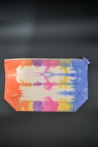 Electric Tie Dye Project Pouch