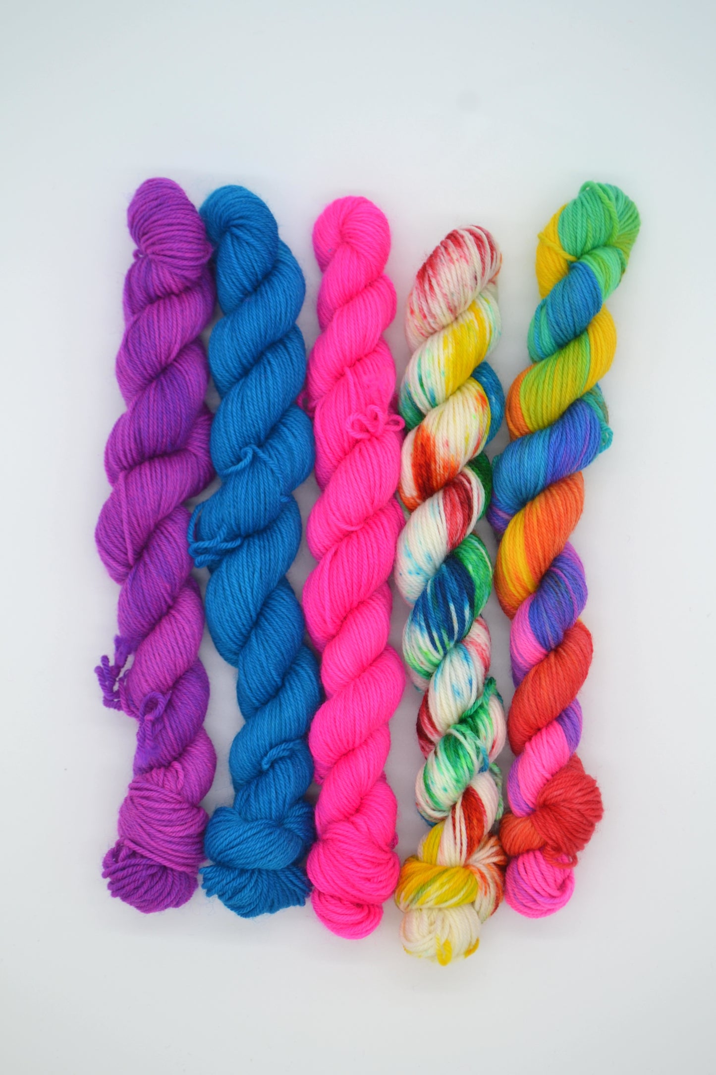 20g Sock - Cool Rainbow Mini Skein Set