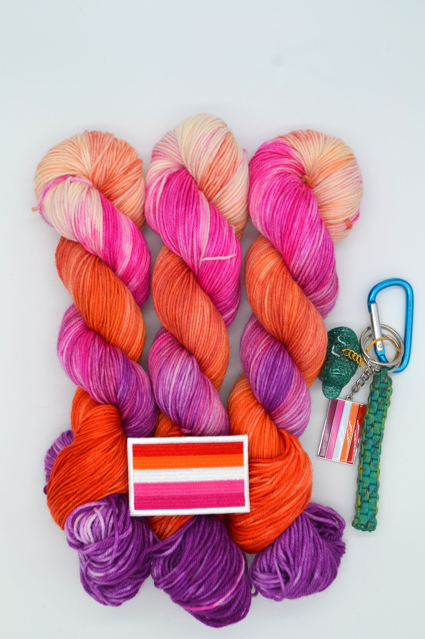 100g DK Gay Girls Hand-dyed Yarn