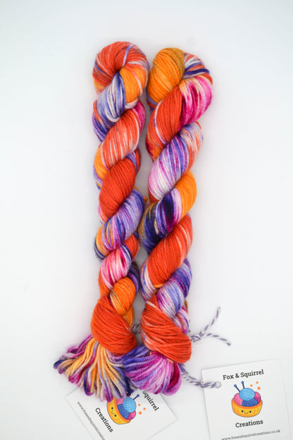 50g DK Fizzy Bubbles Hand-dyed Yarn