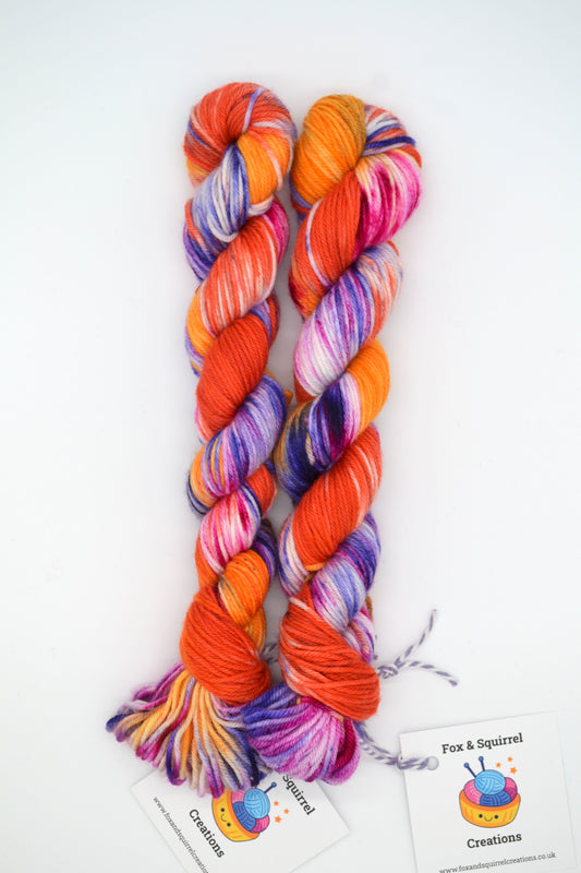 50g DK Fizzy Bubbles Hand-dyed Yarn