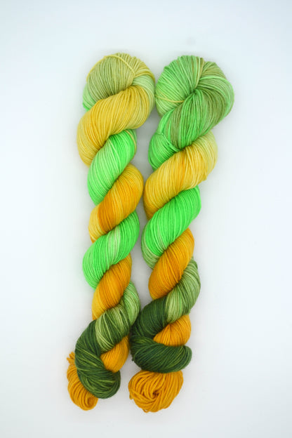 50g Sock Golden Fields Hand-dyed Yarn