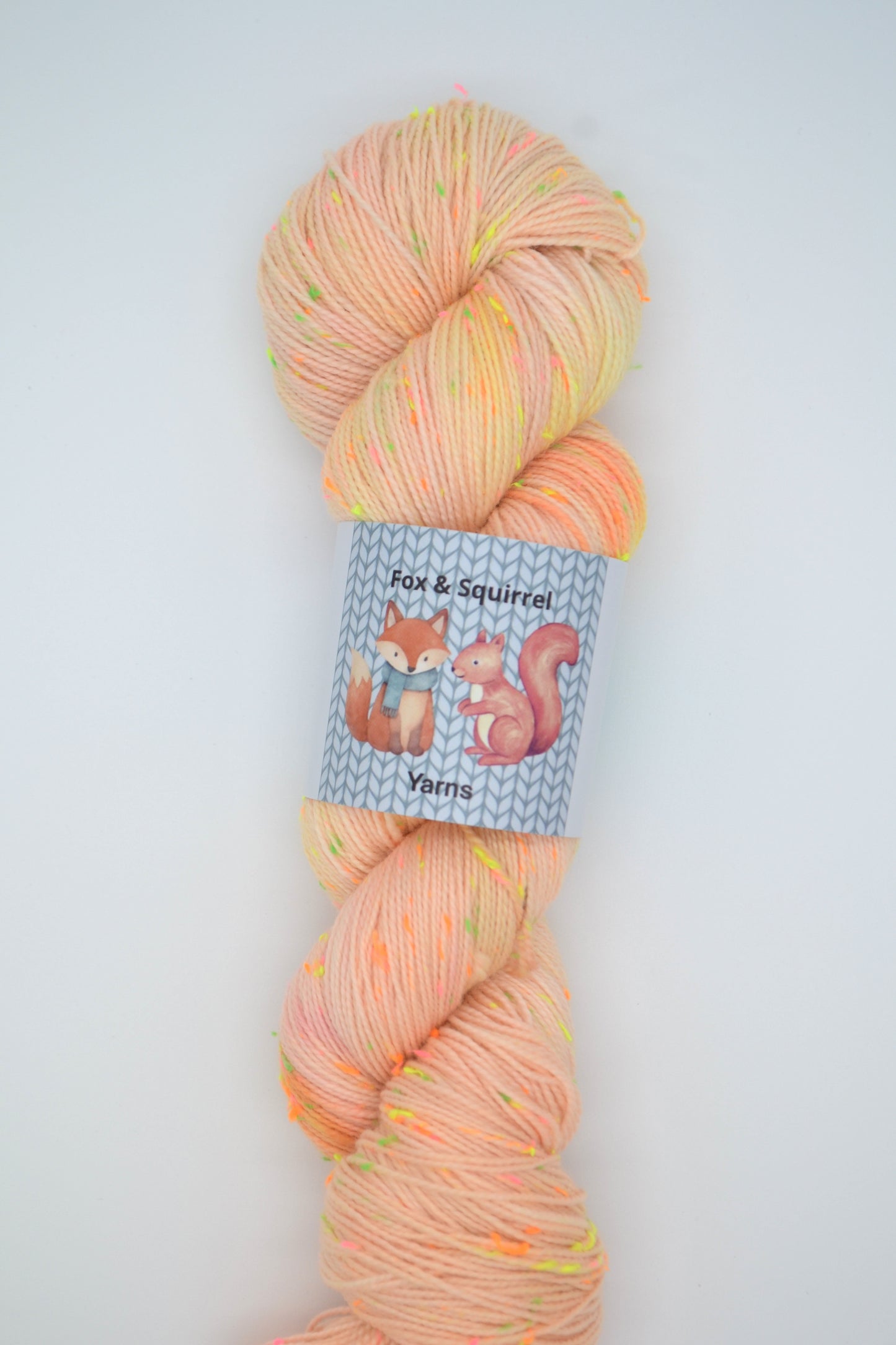 100g 4ply Neon Neps Fruit Cocktail Hand-dyed Yarn