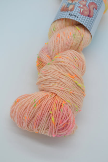 100g 4ply Neon Neps Fruit Cocktail Hand-dyed Yarn