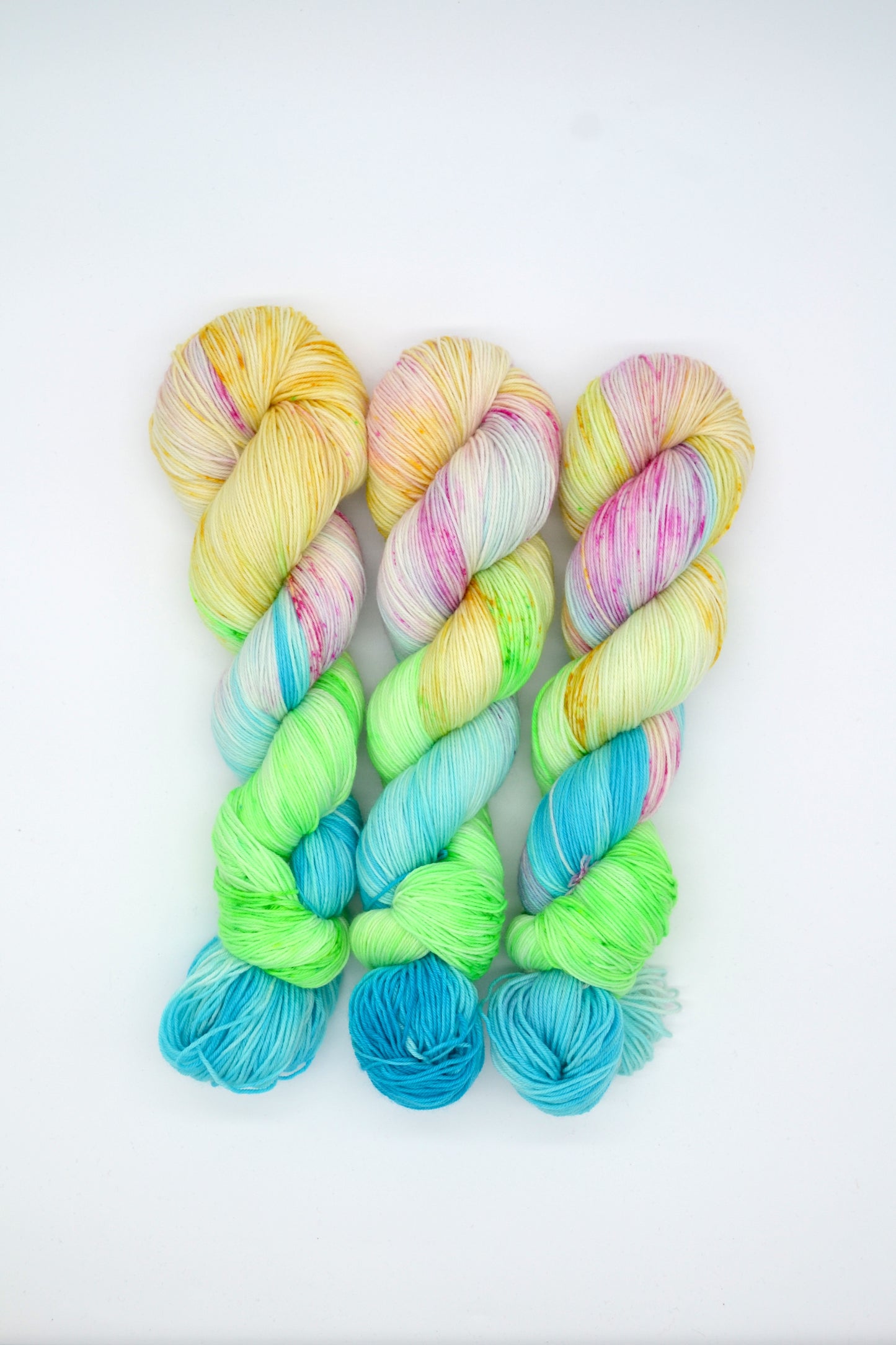 100g Sock Hop into Spring Hand-dyed Yarn