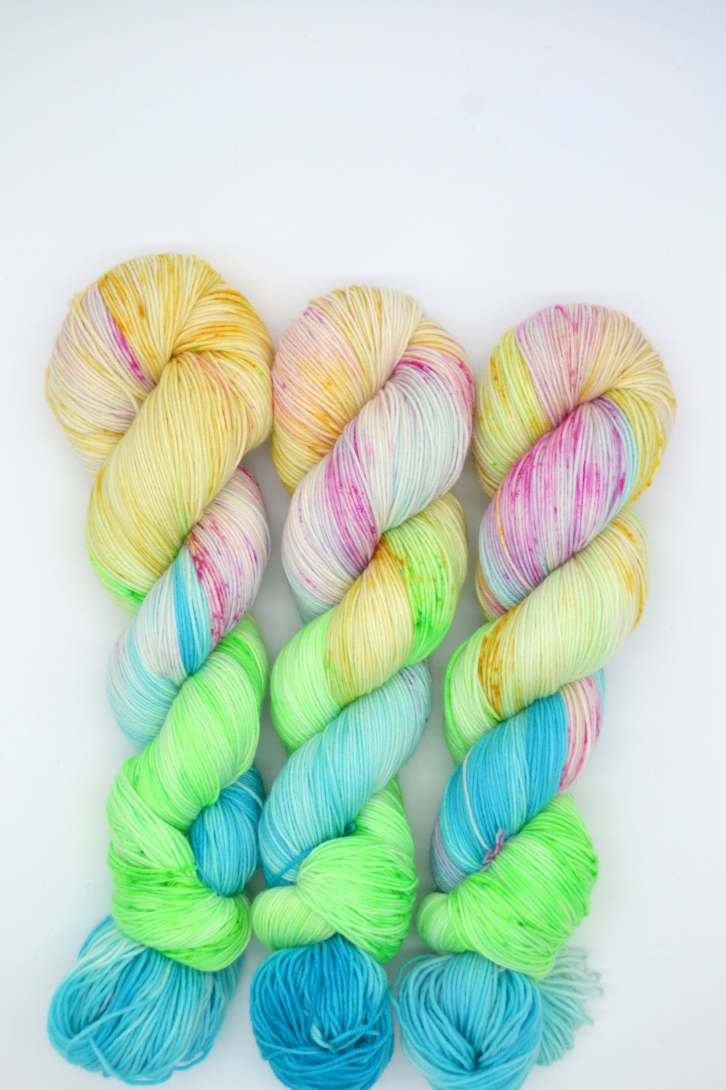 100g Sock Hop into Spring Hand-dyed Yarn