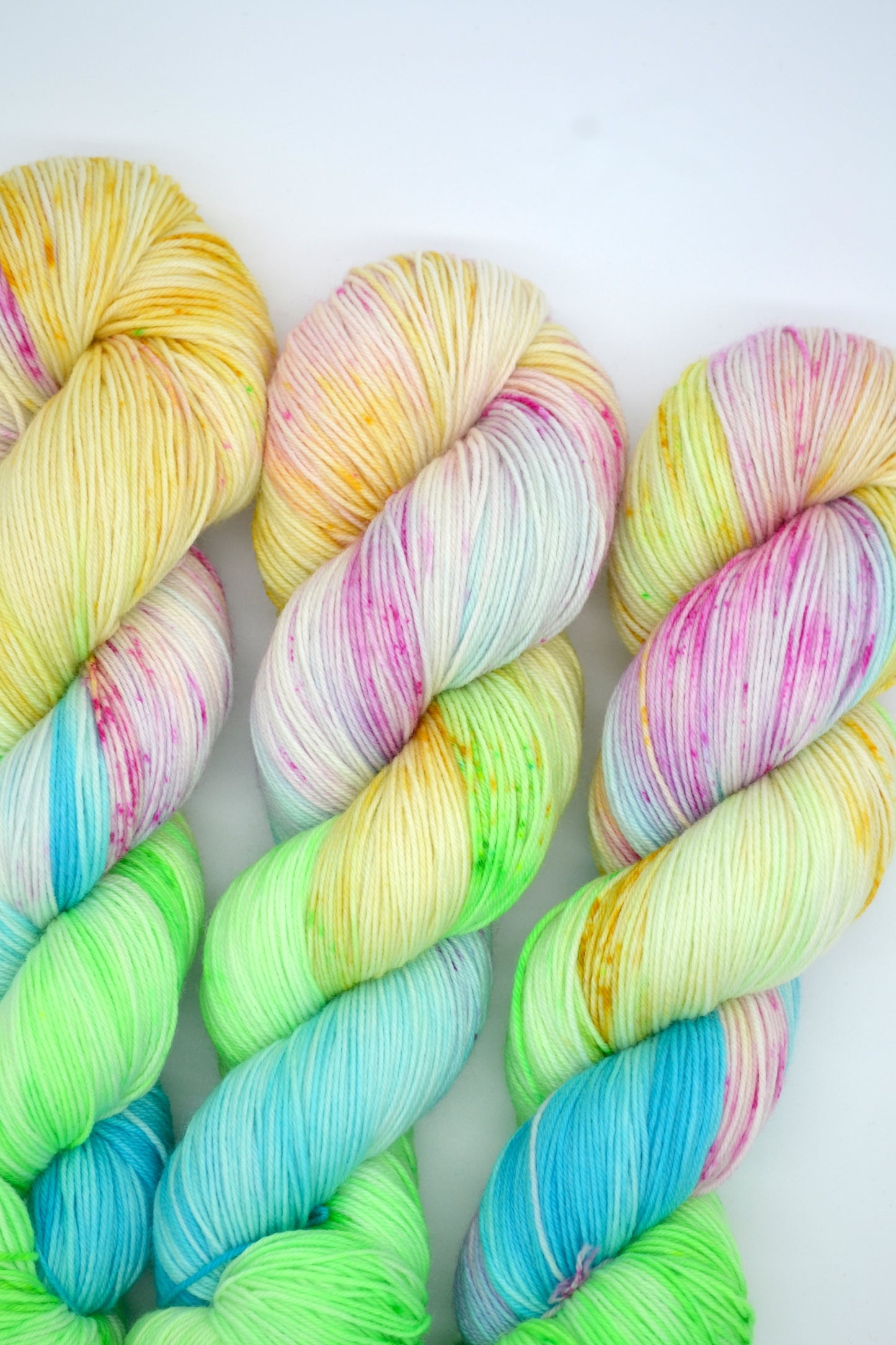 100g Sock Hop into Spring Hand-dyed Yarn