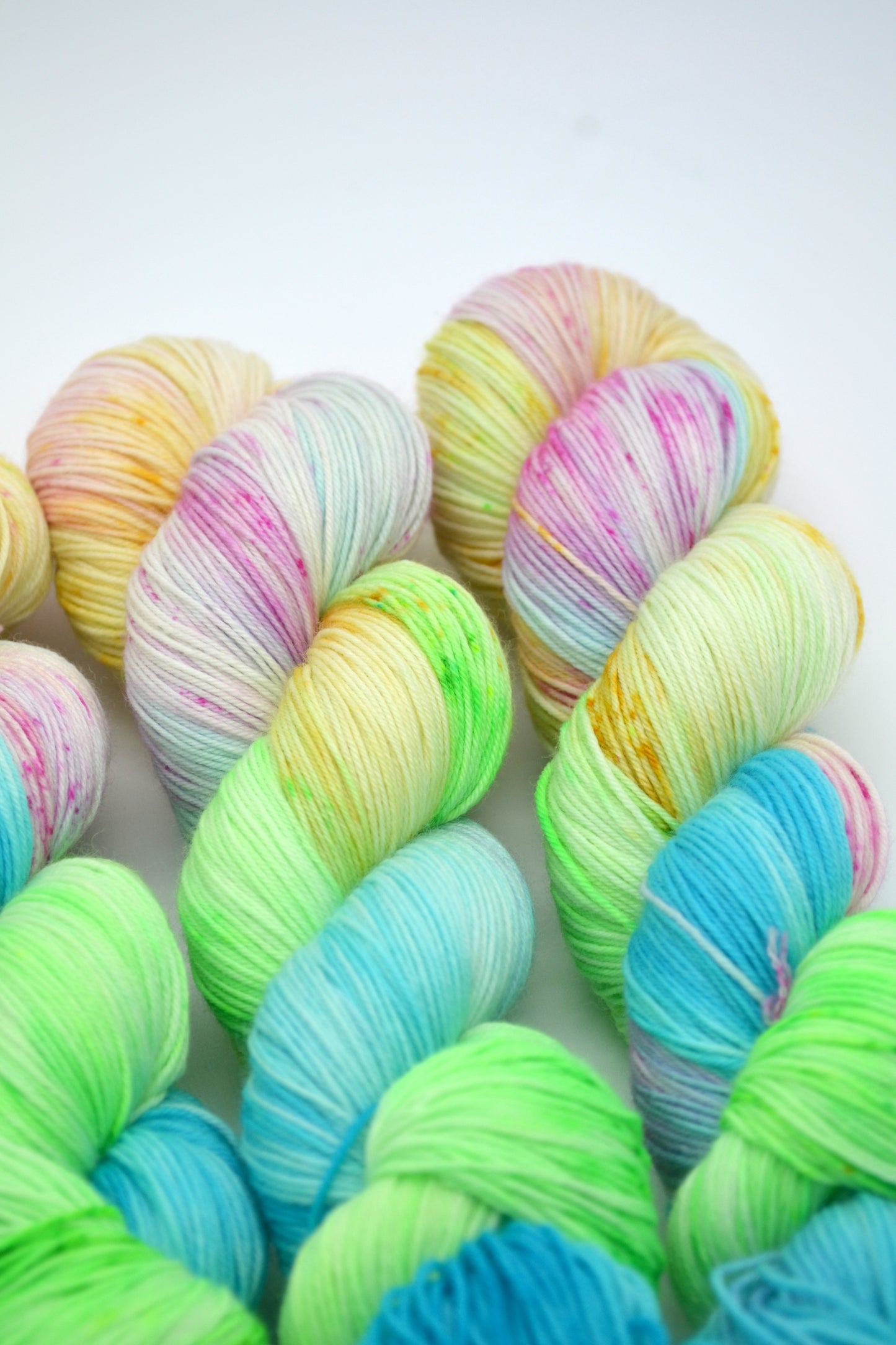 100g Sock Hop into Spring Hand-dyed Yarn