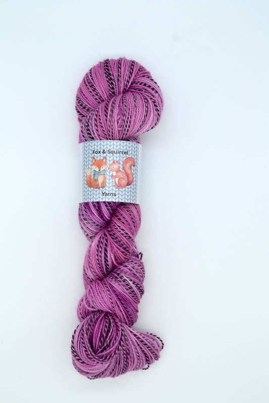 100g Sock Zebra Purpureus Hand-dyed Yarn