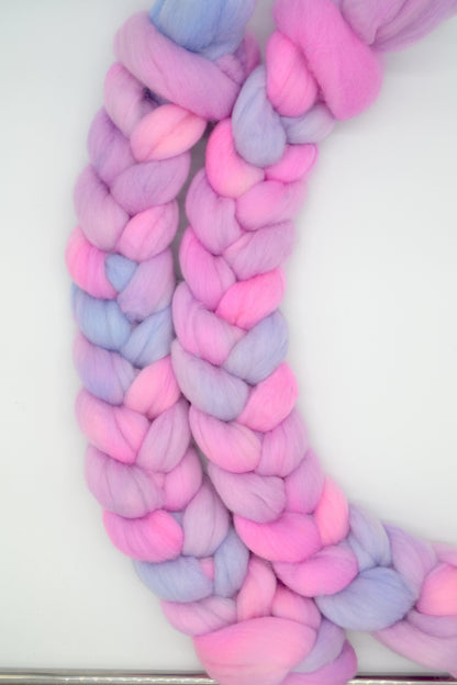 Polwarth - Fairy Cakes 100g Hand-dyed Fibre