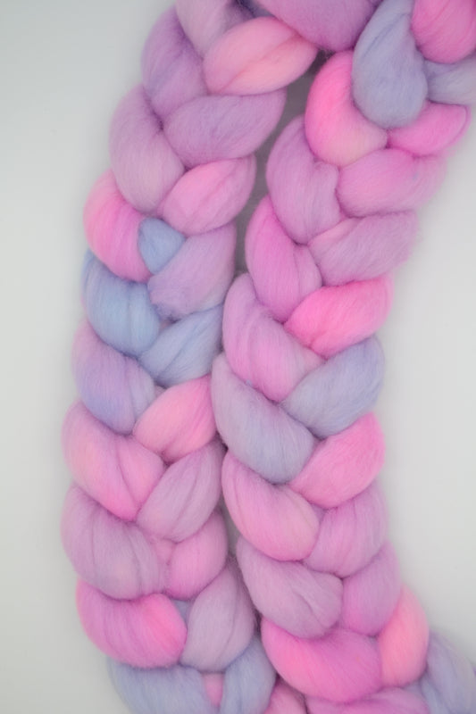 Polwarth - Fairy Cakes 100g Hand-dyed Fibre