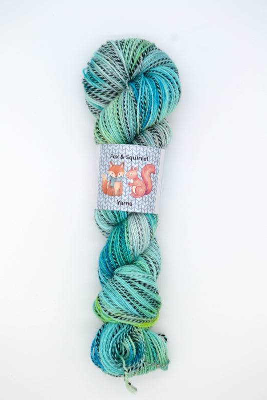 100g Sock Zebra Whirlpool Hand-dyed Yarn