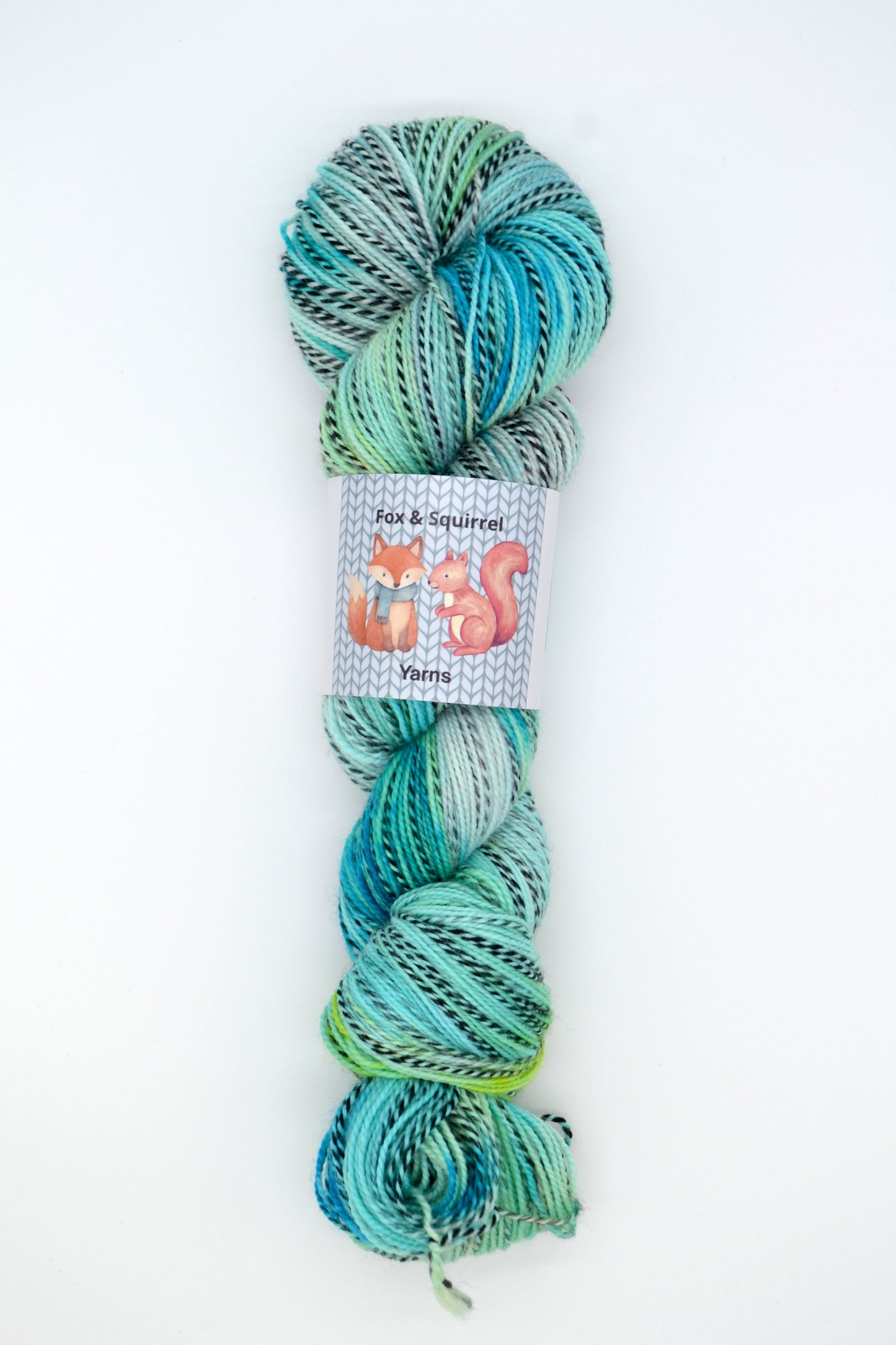 100g Sock Zebra Whirlpool Hand-dyed Yarn