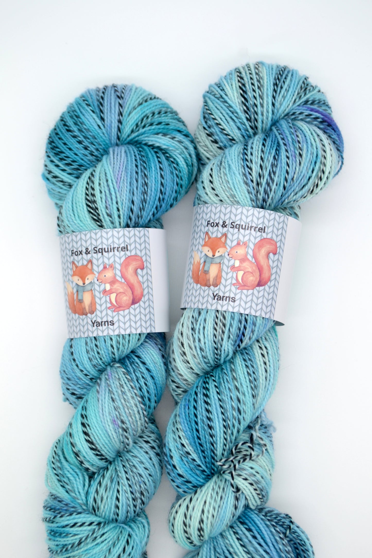 100g Sock Zebra Ice Cave Hand-dyed Yarn