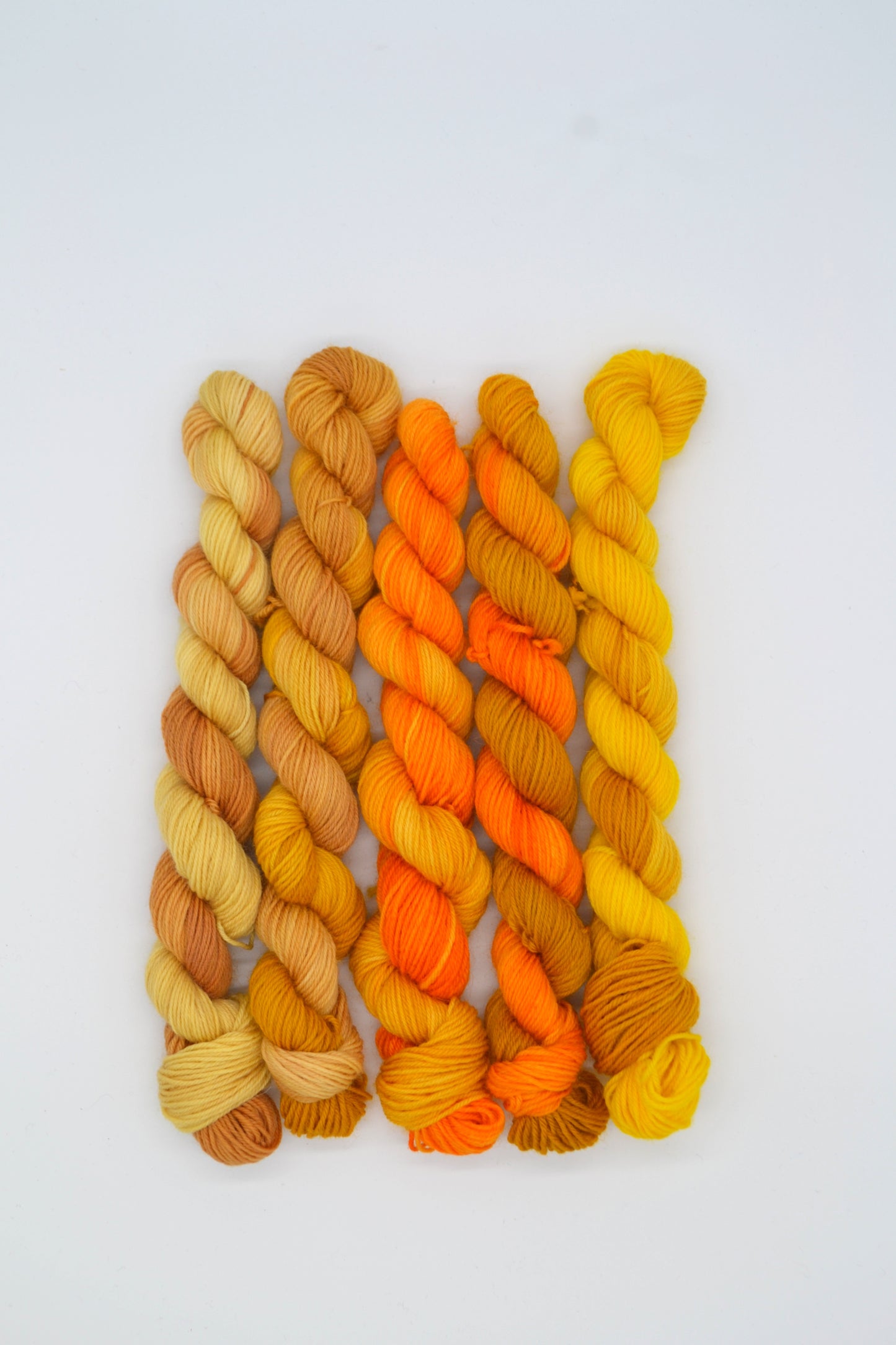 20g 4ply BFL - Golden Threads Mini Skein Set