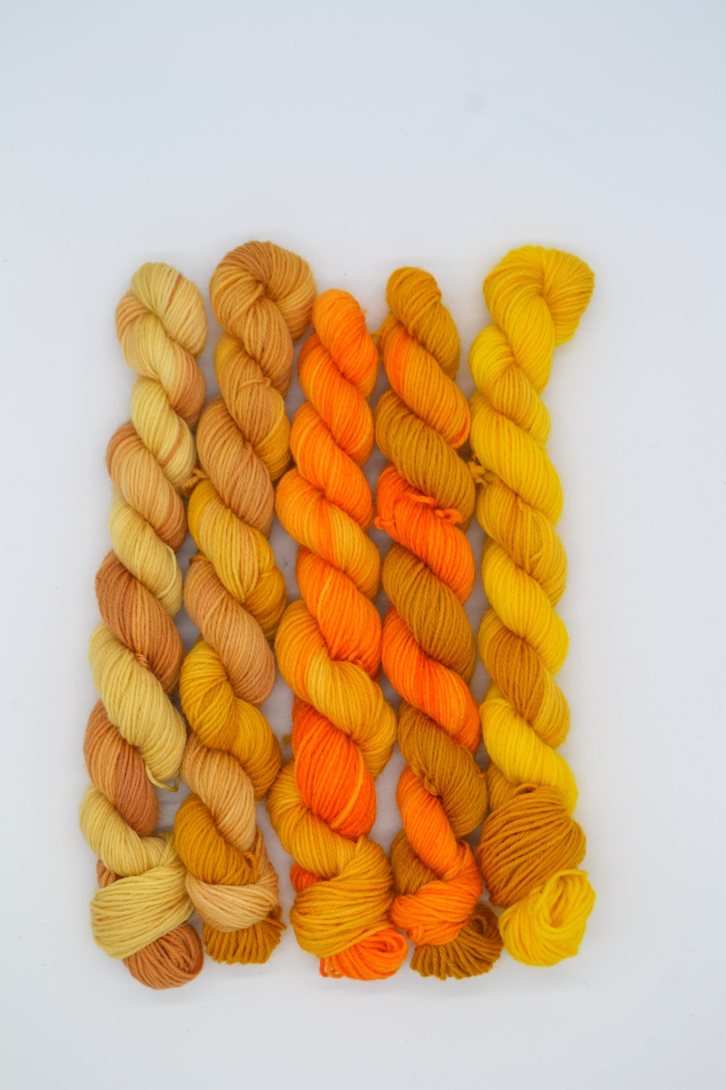 20g 4ply BFL - Golden Threads Mini Skein Set