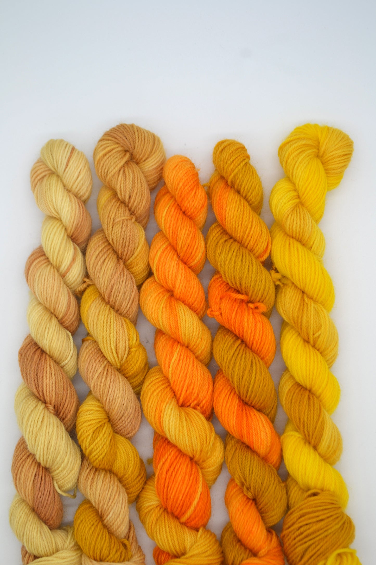 20g 4ply BFL - Golden Threads Mini Skein Set