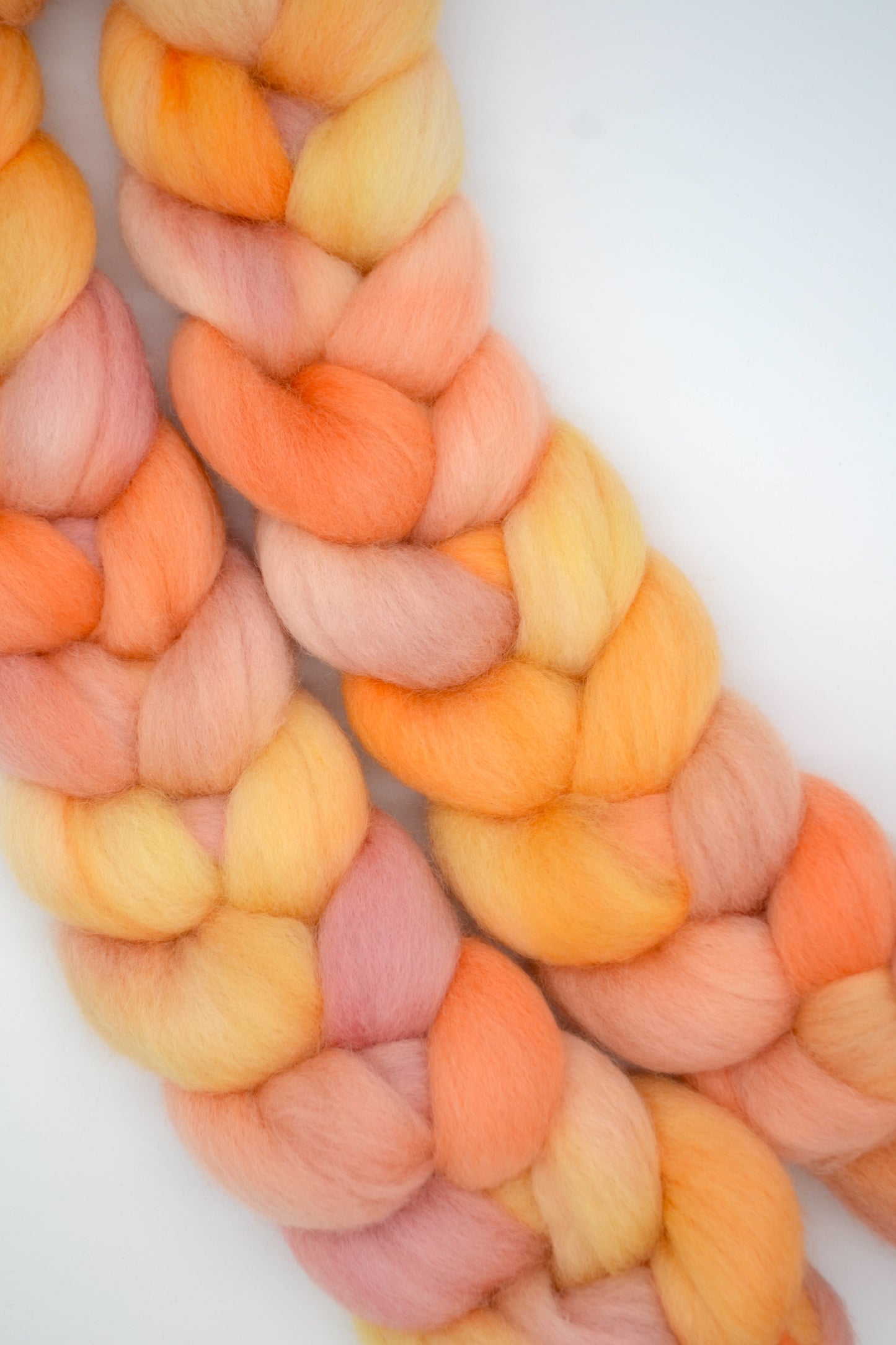 Corriedale - Dappled Sunlight 100g Hand-dyed Fibre