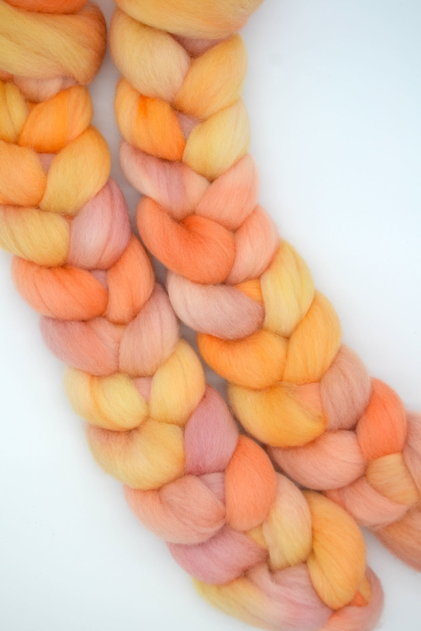 Corriedale - Dappled Sunlight 100g Hand-dyed Fibre